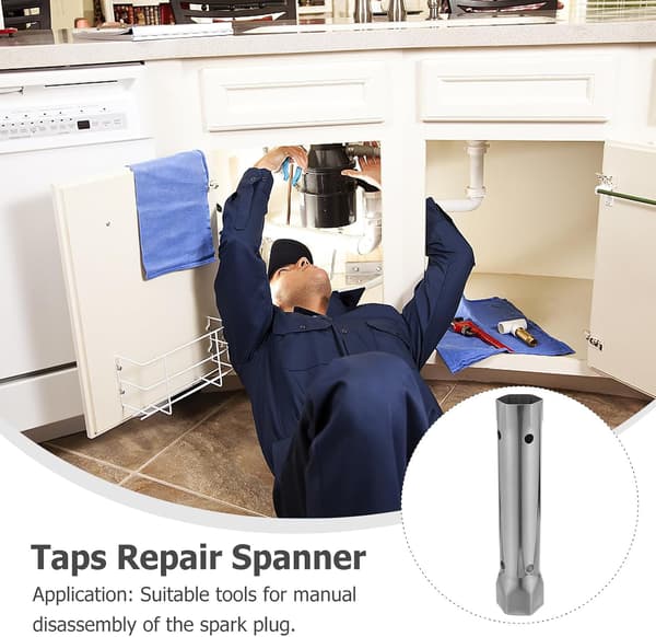 Double-ended Faucet Socket Wrench Pipe Repair Tool for Sink and Drain