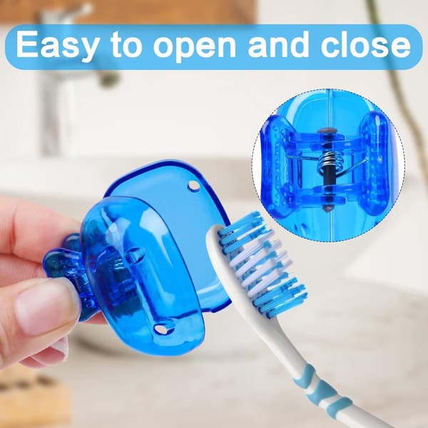 Toothbrush Head Protective Cover - Toothbrush Protector - Electric Toothbrush Protective Cap - for Bathroom, Home, Travel