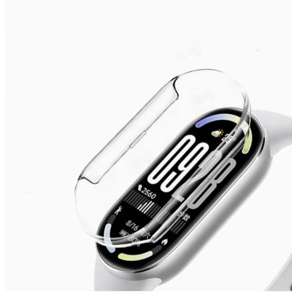 Transparent Case for Xiaomi Band 10/10 NFC - Semi-Protective PC Case for Shock and Dust Protection