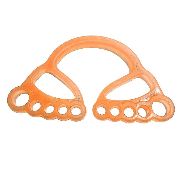Bärbara Yoga-dragrep bröst Multifunktionella silikon träningsband Expandermotståndsband med Orange 34.5X10CM