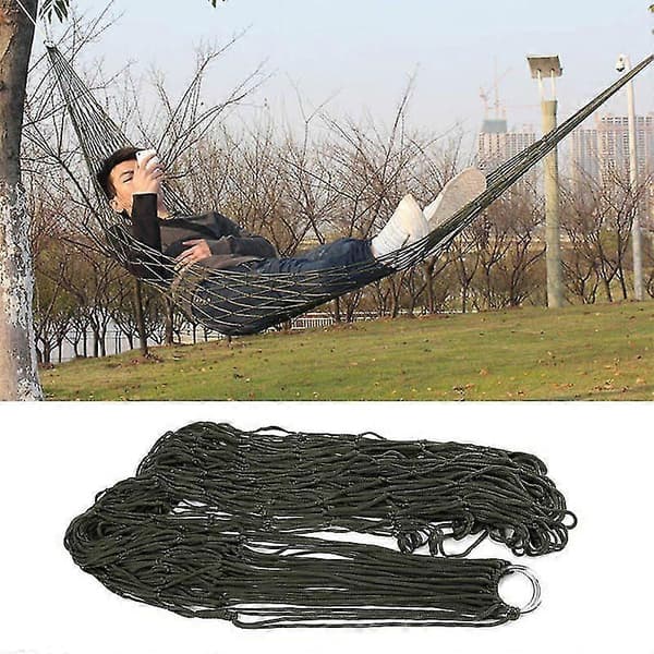 Camping Hammock Outdoor Hammock Travel Sleeping Swing Bed Mesh Hammock