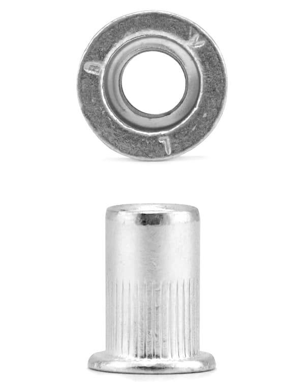 50 stk. M6 Nitmøtrik, flad hovedmøtrik, aluminiumslegering, til møbelmontering, håndværksdekorationer