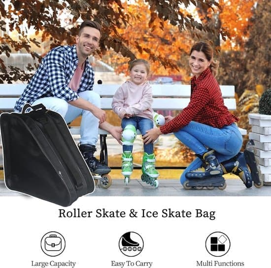 Skate Bag Large Capacity Adjustable Shoulder Strap for Roller Skates Inline Skates [Ho]