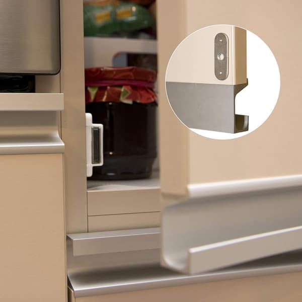Ekstra Sterk Magnetisk Dørmagnet - 13 kg Holdekraft - Sett med 4