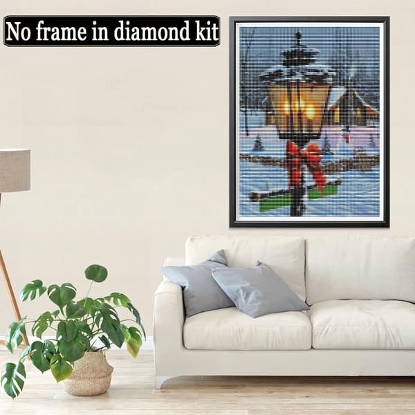 DIY Diamantmaleri Jule Sløjfe Komplette Sæt, 5D Broderi