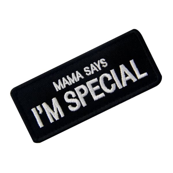 9x4cm Custom Embroidered Name Tag