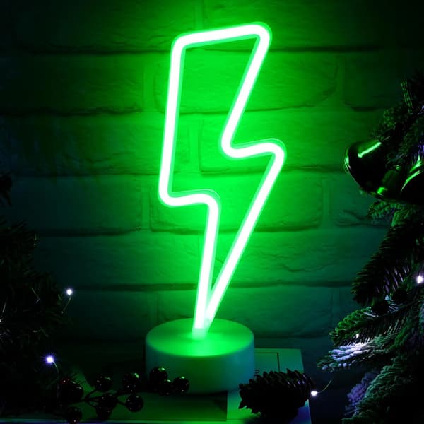 3 stk. lyn-neon til bryllupsfest (farver) Multi Colors