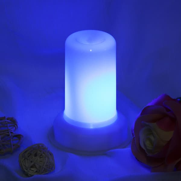 12LED Mini Dynamisk Lys Liten Nattlampe Sengelampe