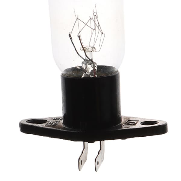 1 pc 4.8mm Socket with Bent Foot 220V 15-20W Microwave Oven Bulb 1 1