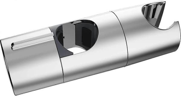 Justerbar brusehovedholder uden boring, brusehovedholder, forkromet ABS, 18-25 mm, 11,5*3,7 cm