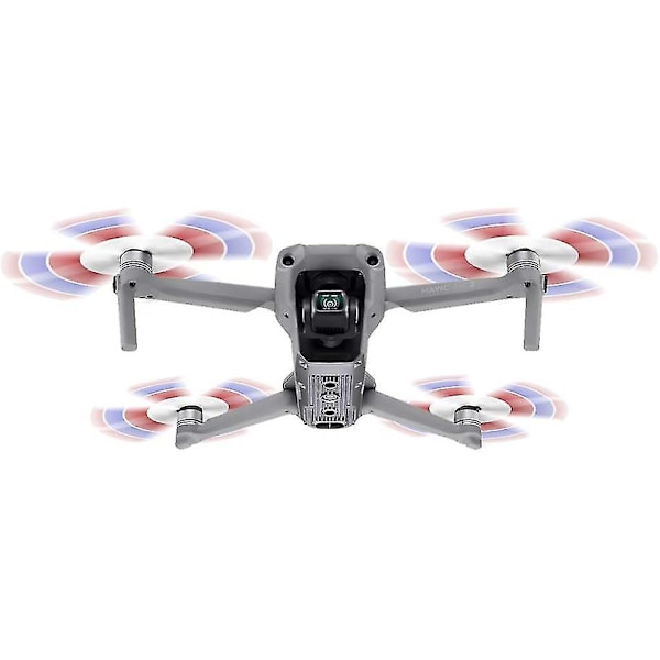 Air 2S Propeller Lavstøyende Propeller Foldbar 7238F Propeller for DJI Mavic Air 2/Air 2S Drone Tilbehør (Rød Blå Hvit 4stk)