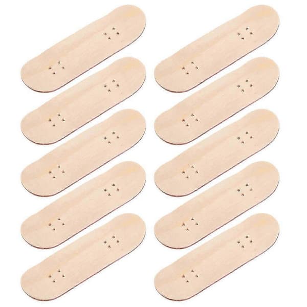 10 stk. træudskiftningsdele til finger-skateboard