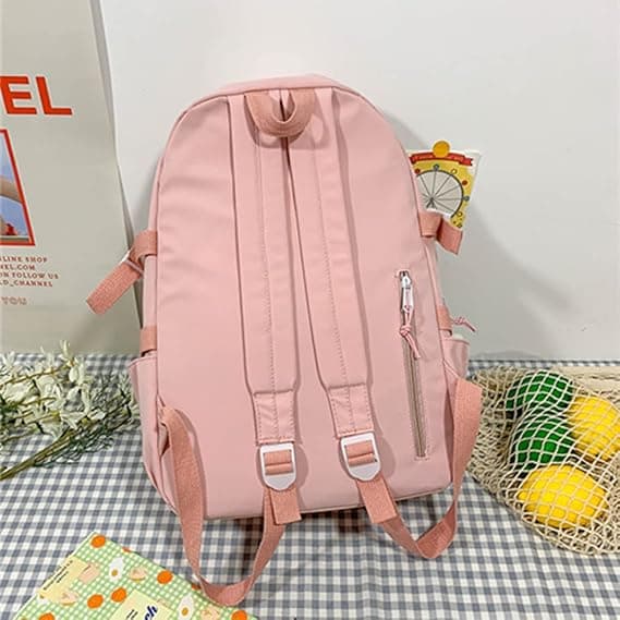 Cute Bear Backpack with Large Capacity for School Multifunctional Kawaii Backpack with Pockets and Accessories[DB]