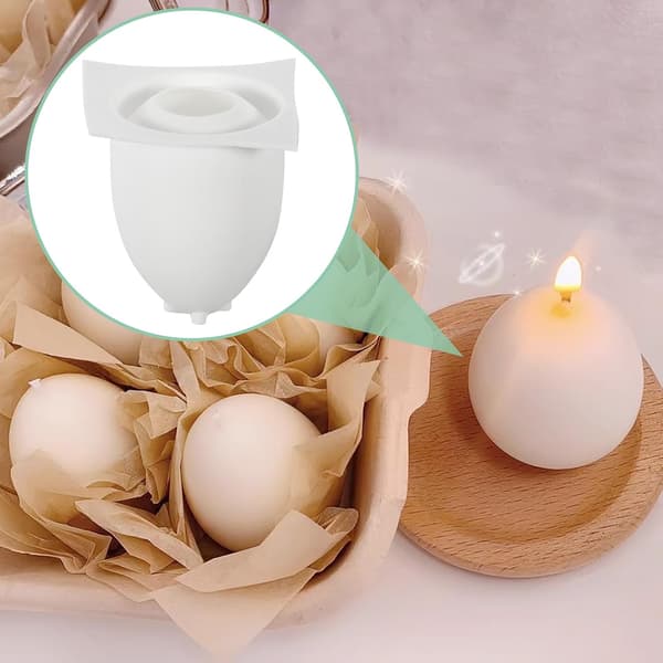 Scented Candle Mold DIY Candle Mold for Easter Egg Shape Craft Scenarios