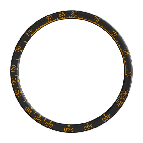 Sort og orange ramme til Fenix 8 (43mm) - Farverig udgave