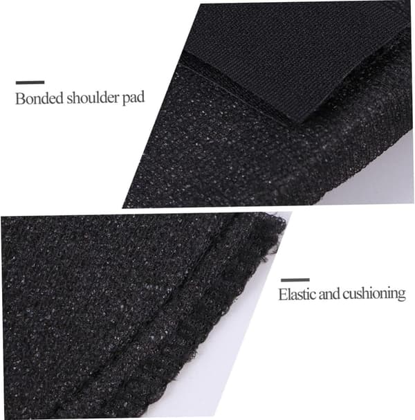Invisible Shoulder Pads 4 Sets Self-Adhesive Sponge Shoulder Pads for Women's Low Shoulders