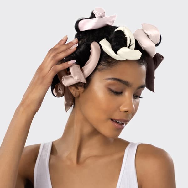 6-pack Hair Curlers - Gentle Styling while you sleep
