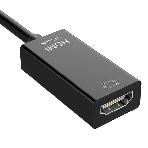 4k Mini DisplayPort til HDMI-adapterkabel for bærbar PC