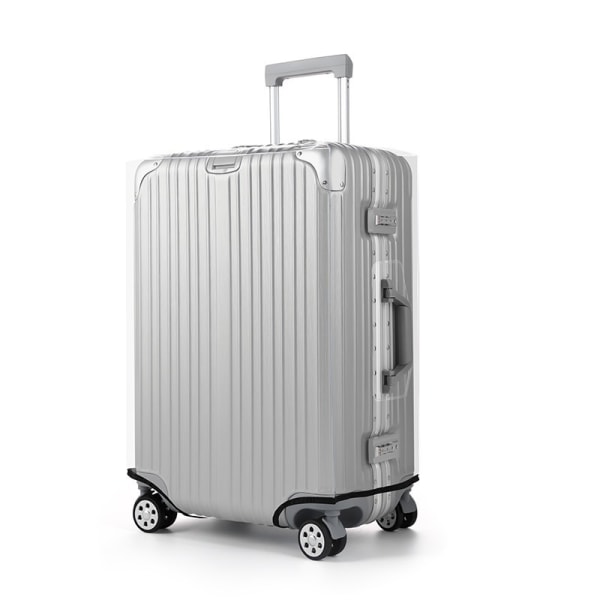 2 STK gennemsigtigt PVC kuffertbetræk Beskyttelsesbetræk til 26" rejsekuffert Gennemsigtigt bagagebetræk Vandtæt kuffertbetræk