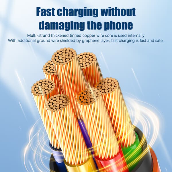 120W 6A 180 Degree Rotation Super Fast Charging Data Cable Type-C Blue [1.5m] Blue Type-C[1.5m]