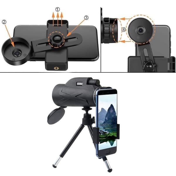 80x100 HD Teleskop Telefonkamera