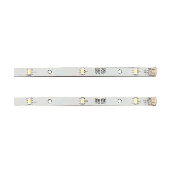 2x LED-lysstrimmel til Rongsheng Hisense Logik Kølefrysere Mddz-162a 1629348