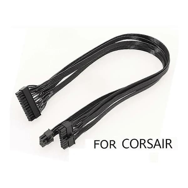 18+10-pin til 24-pin ATX-strømkabel, modulær PSU-strømkabel til RMx-serien RM1000X/RM850X/R