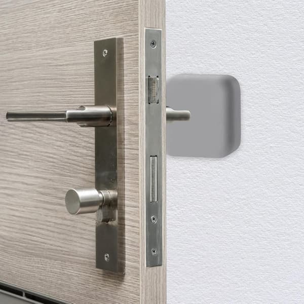 Self-adhesive Silicone Door Stop Wall Protector Knob Protector for Home Cabinet School [Ho]