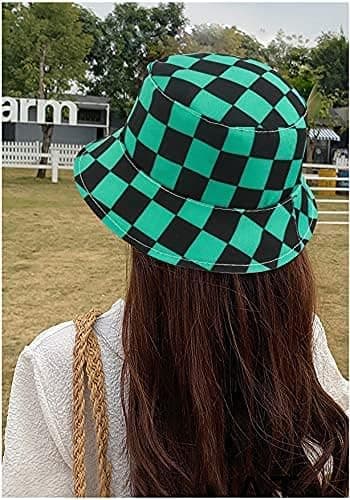 3D-hatt Kontrasttryck Bucket Hat Basin Hat Barn Solskydd Hatt