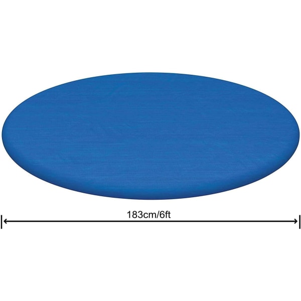 Täckställning för runda och rörformade pooler, blå, diameter - 183 cm