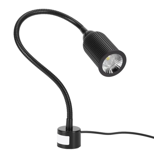 15W LED Sewing Machine Magnetic Work Light Flexible Gooseneck for Machine Tools Lathe EU Plug 110-220V-FA- 0.5 0.5
