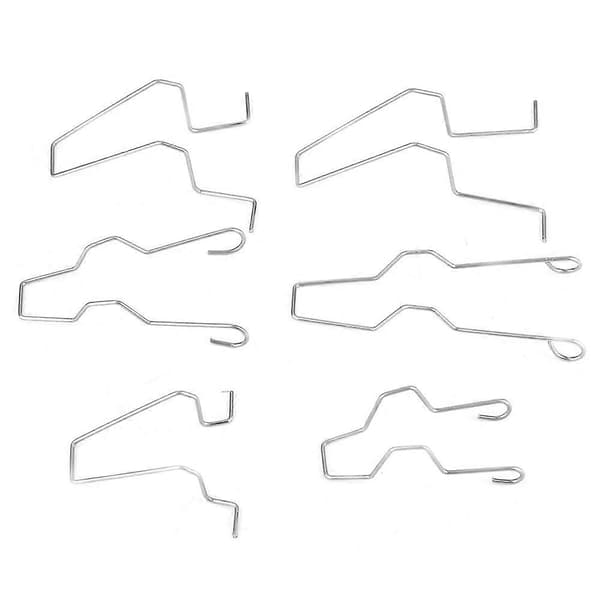 6 pcs. Headlight Headlamp Dip Dipped Beam Headlamp Bulb Retainer Spring Clip for H1 H4 H7 YEMAA [DB]