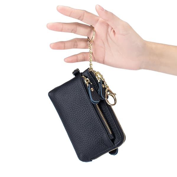 Lätt liten plånbok Multi Zipper Mini Mobiltelefon Plånbok Väska Crossbody Axelväskor för kvinnor