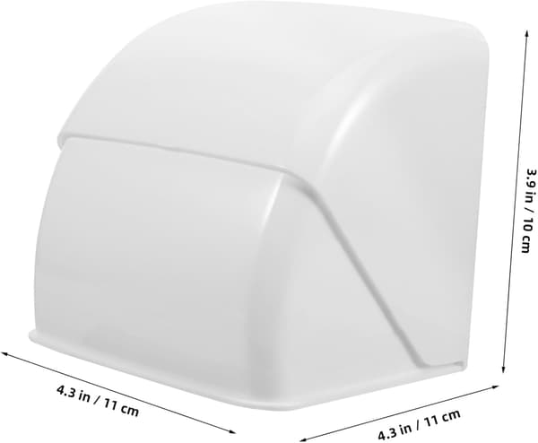 Waterproof Wall Socket Cover, Foldable Outdoor Electrical Outlet Protector, White, Rainproof Socket Cover for Garden, Balcony, Kitchen