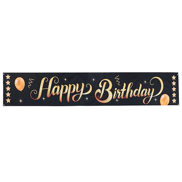 Fireplace Decor Outdoor Birthday  Banner Party Supplies Birthday Birthday Banner290*48cm