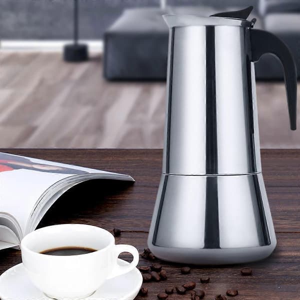 2~12 kopper kaffemaskine Moka rustfrit stål komfur perkolator kande Latte Top Espresso