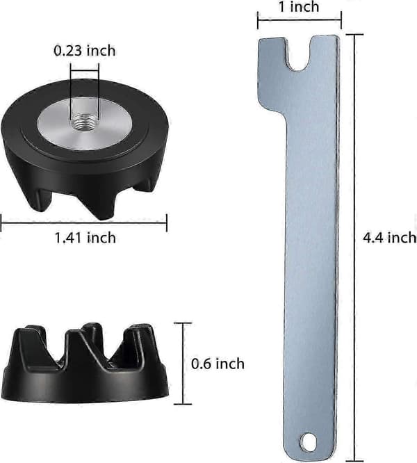 5-pack 9704230 Blender Coupling Blender Coupling Replacement Parts With 1 Wrench Compatible [DB]