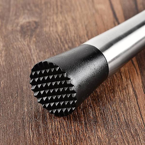 Knust Isbit og Sitron Hammer Rustfritt Stål Cocktail Muddler og Røre-Skje Hjemme Bar Verktøysett