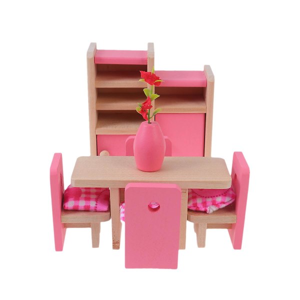 Kreativ DIY Hytte Mini Møbler Modell Super Simulering Restaurant For Dekorasjon Barn Barn 16X1 16X16X6cm