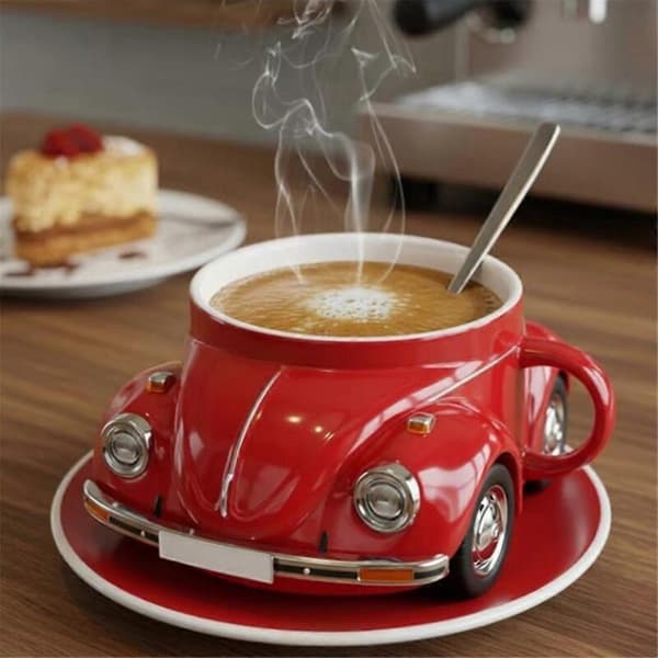 Shaped Coffee Mug Heat Resistant Funny Coffee Cup Large Capacity Handmade Decorative Cup for Coffee Lovers