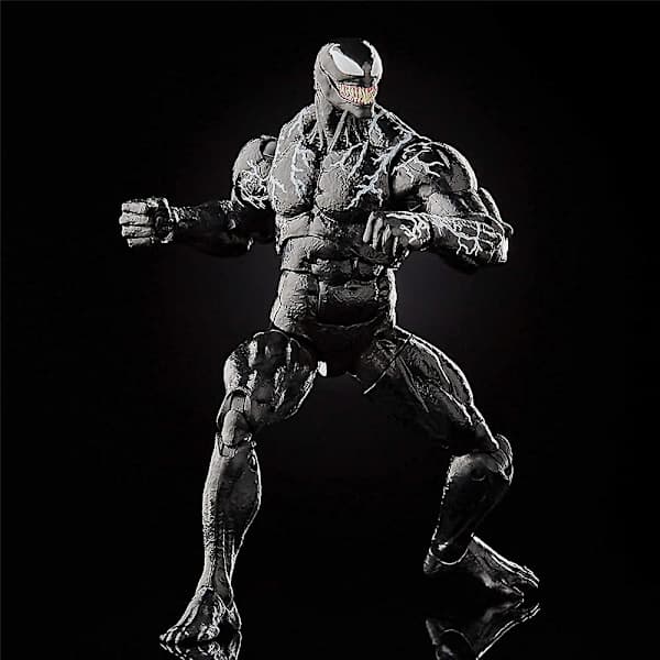 Marvel Venom Action Figure, Movable Joints Toy Figures Venom Collectible Model with Replaceable Accessories Gift for Fans