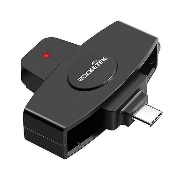 Til Android-telefoner / Macbook Pro / Andre Type C-laptops Type C Smart Card Reader Cac Chip Card Reader