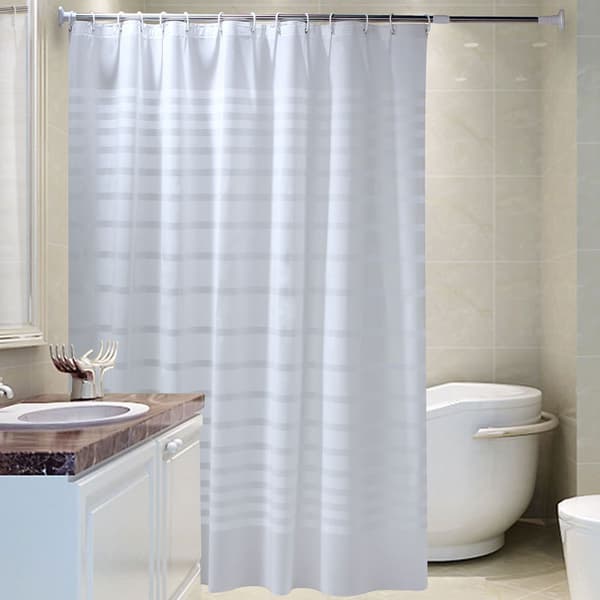 Basics Klassinen Raidallinen Suihkuverho - 180cm