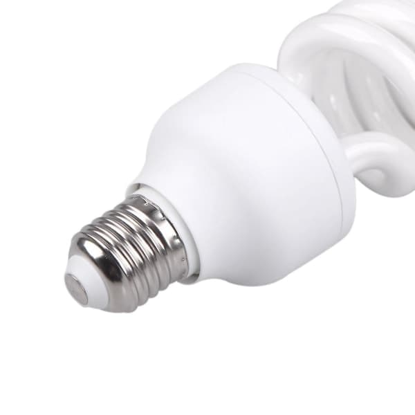 2x Compact E27 220v 5500k 45w Photo Studio Lamp Video Photography Daylight Bulb White