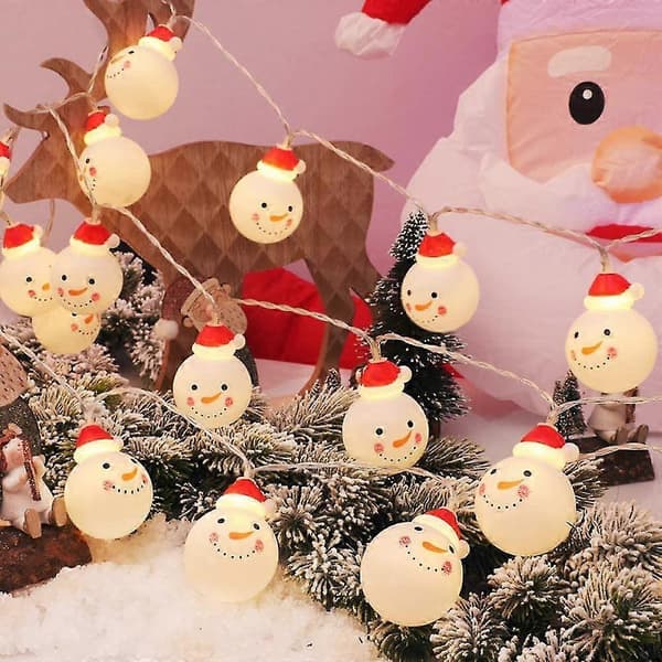 Christmas Decoration Room Decoration Christmas Tree Snowman Trailer Led Light Flashing Light String Lights Star Lights
