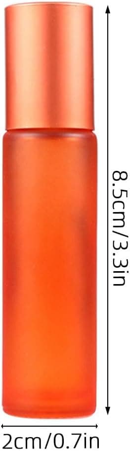Set med sju 10 ml glasflaskor med roll-on för parfym och eterisk olja