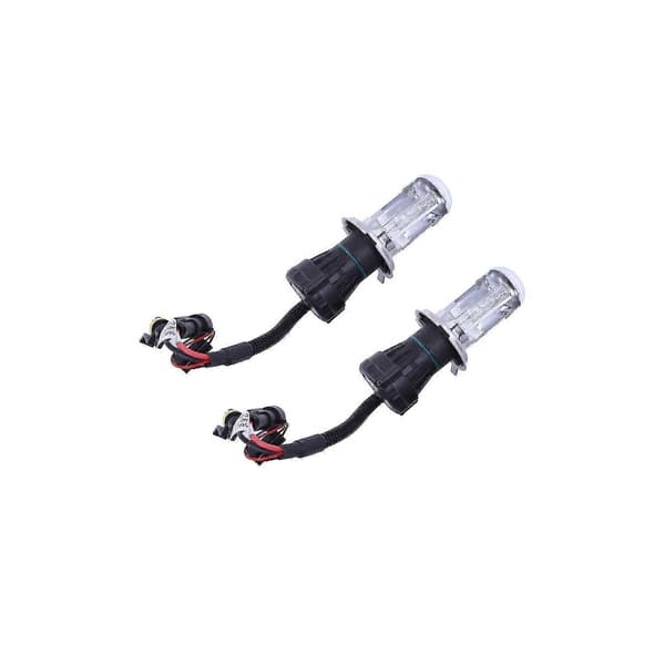 2X Glødelampe AUTO BI- Beam HI / LOW Glødelampe H4 (55W, 6000K)