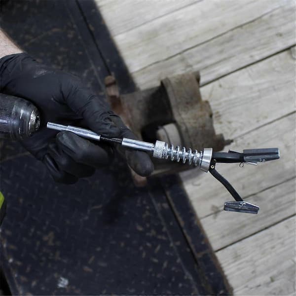 Small Brake Cylinder Honing Tool - Engine Cylinder Honing Tool Deglazer Piston Honing with 3 Stones 220 Grit