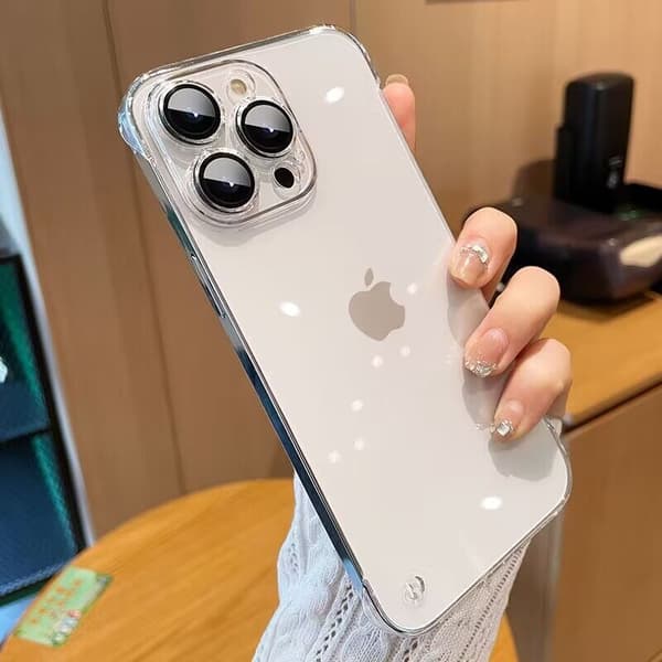Erittäin ohut läpinäkyvä kuori iPhone 14:lle