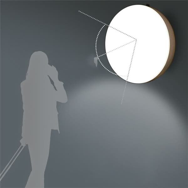 Motion Sensor 360° Rotation LED Wireless Bedroom Lamp Energy Saving Body Induction Lamp USB Rechargeable Blue
